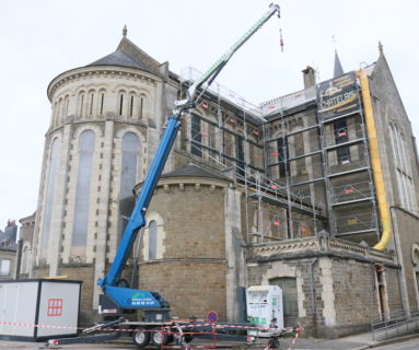 Des travaux de rénovation sur l’église Saint-Jean, à Flers