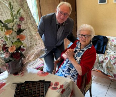 Marguerite Lecourt, la doyenne de Flers, a fêté ses 110 ans