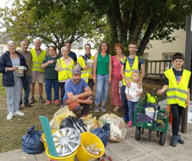 608 kg de déchets ramassés au World Cleanup Day