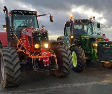 Défilé des tracteurs lumineux