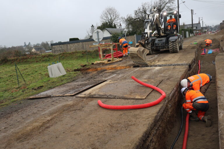 2024.12.17 Travaux entrée de ville La Selle-la-Forge Enedis TE61 (19)