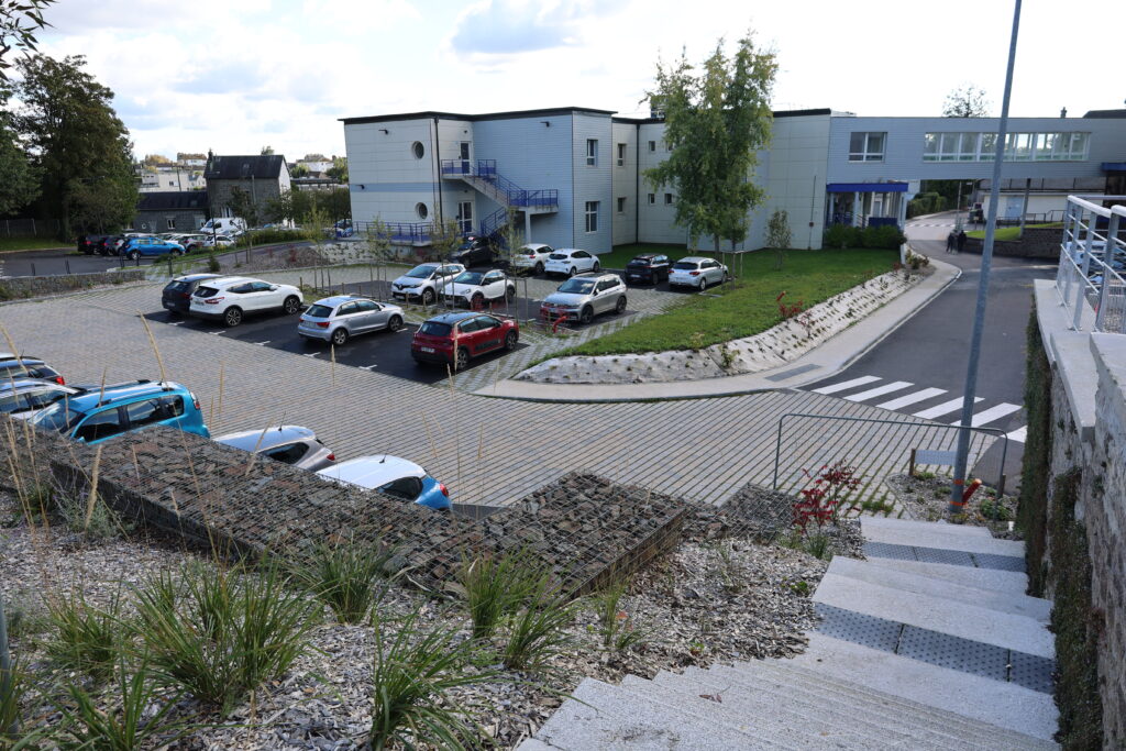 Vue sur le pôle santé de Flers