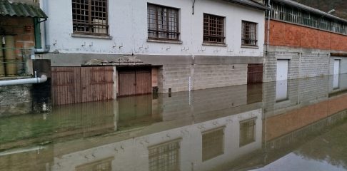 Inondations à Cahan - Le Rocray - janvier 2025